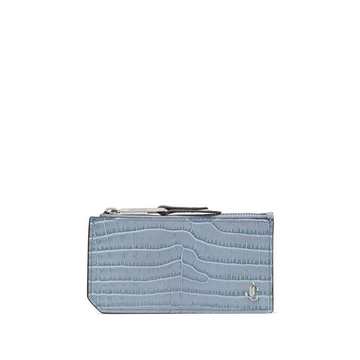 Casey crocodile-effect cardholder