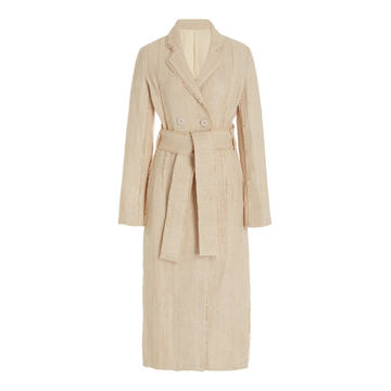 Amerella Textured Cotton-Blend Trench Coat