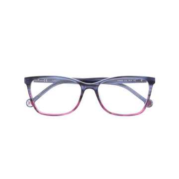 wayfarer-frame glasses