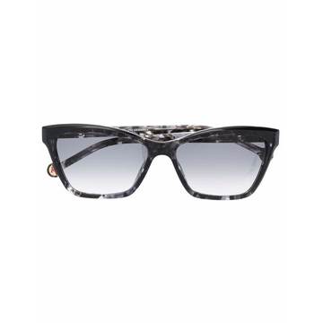 tortoiseshell square glasses