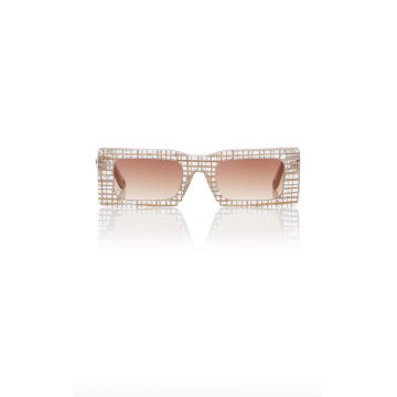Hera Square-Frame Sunglasses