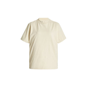 Cotton Mock-Neck T-Shirt