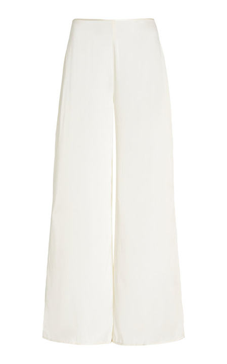 Kora Wide-Leg Silk-Bland Pants展示图