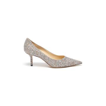 Love 85' coarse glitter pumps