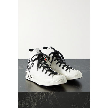 x Keith Haring “Chuck 70” 刺绣印花帆布高帮运动鞋