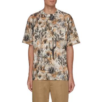 Desert print T-shirt