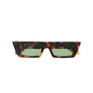 MARFA SUNGLASSES BROWN GREEN