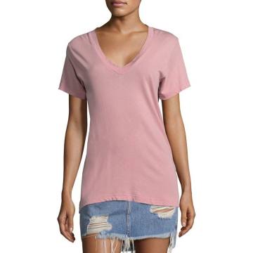 THE V NECK TEE LILAC