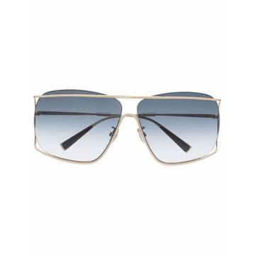 double-frame square sunglasses