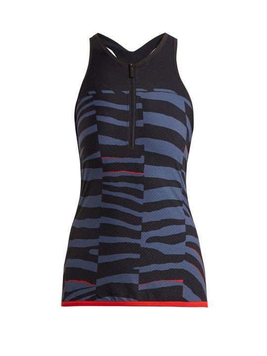 Train Miracle tiger stripe-print tank top展示图