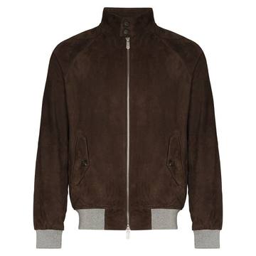 suede bomber jacket