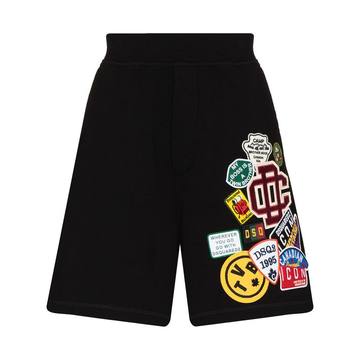 appliqué jersey shorts