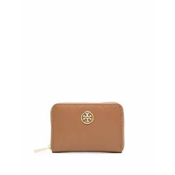 Robinson zipped saffiano leather purse