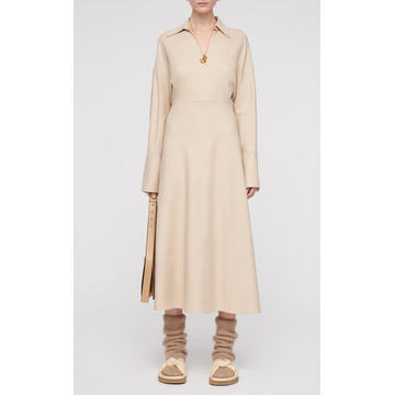 Delara Crepe Midi Dress