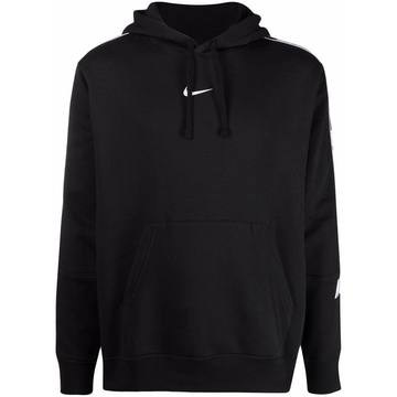 logo-tape hoodie