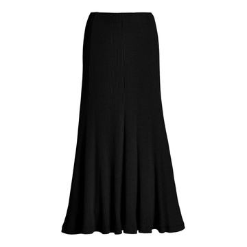 Meda Ribbed Cotton-Knit Midi Skirt