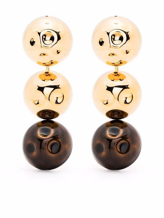 sphere drop clip-on earrings展示图