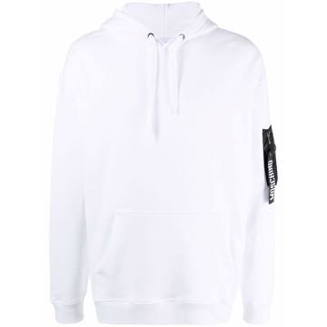 zip pull pocket-detail hoodie