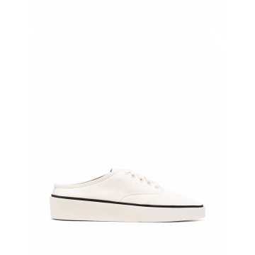 Canvas 101 backless slip-on sneakers