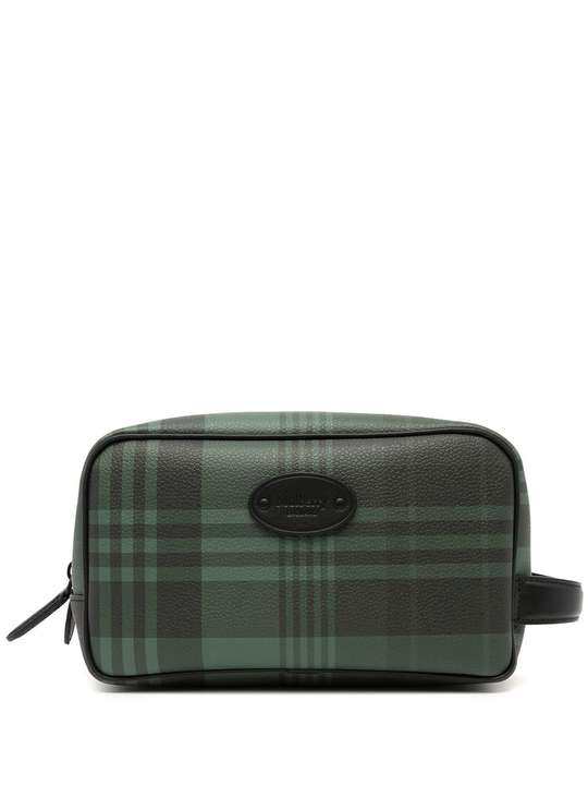 Scotchgrain tartan-check Wash bag展示图