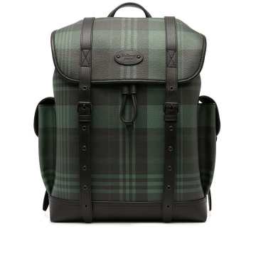 Heritage Oversized tratan-check backpack