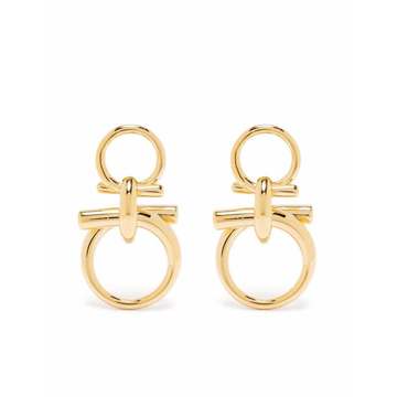 Gancini stud earrings