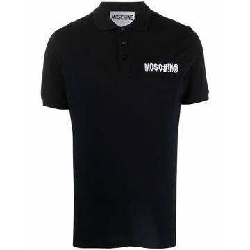 symbol logo polo shirt