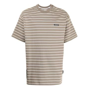 x Neighborhood stripe-print T-shirt