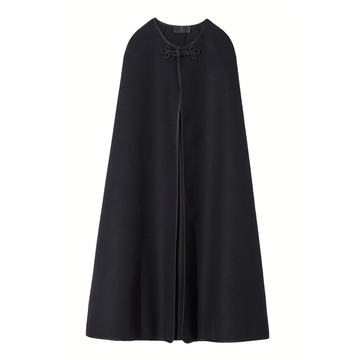 Brigitte Wool-Blend Cape