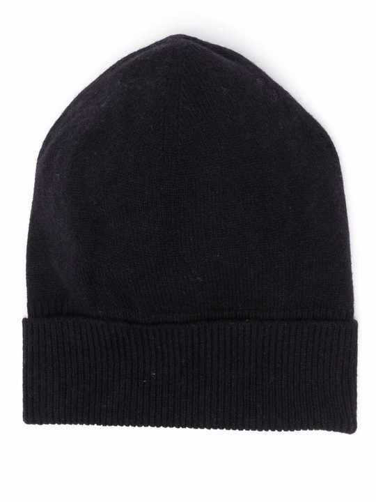 cashmere rib-knit beanie hat展示图