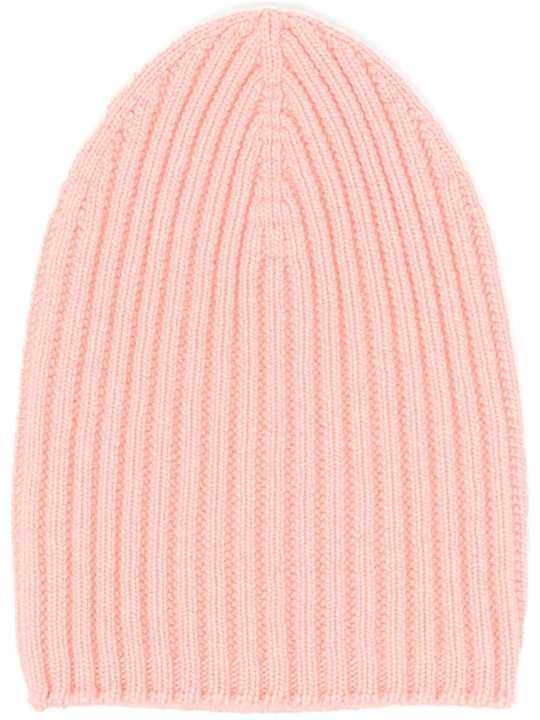 cashmere rib-knit beanie hat展示图