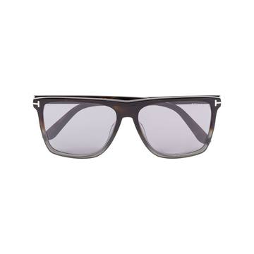 TF RECT SUNGLASSES BLACK