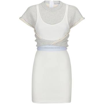 panelled fitted dress