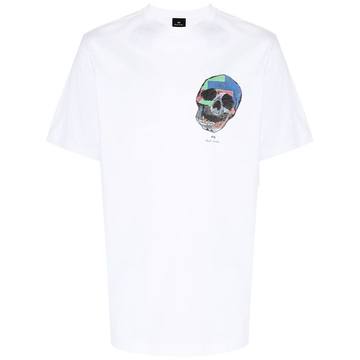 skull-print organic-cotton T-Shirt