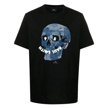skull-print organic-cotton T-Shirt