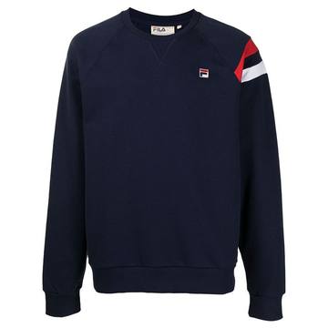 logo-patch cotton sweatshirt