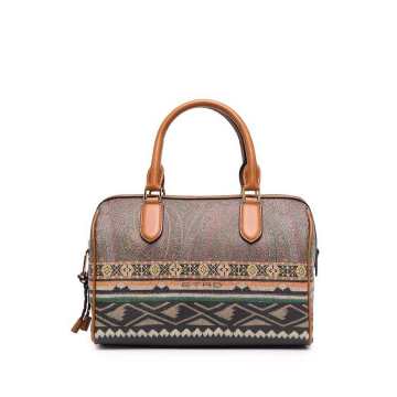 Bauletto Twister abstract-pattern bag