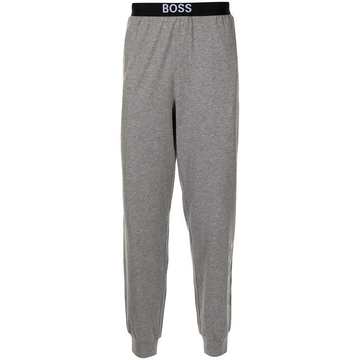 logo-print track pants