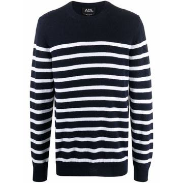 Travis striped knitted jumper