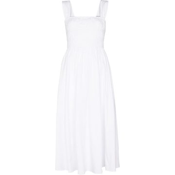 Ida square-neck midi dress