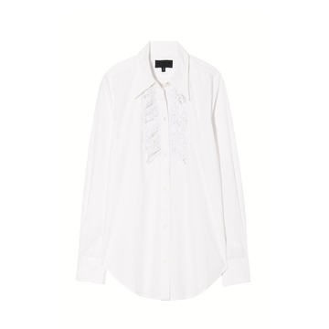 Reina Cotton Button-Down Shirt