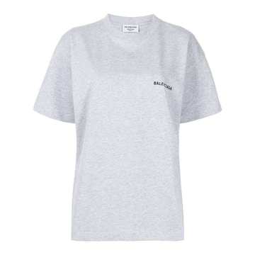 logo-print cotton T-shirt