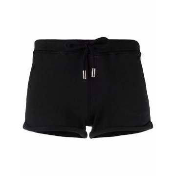 drawstring track shorts