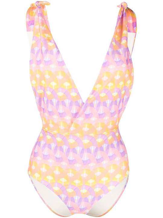 Enja geometric swimsuit展示图