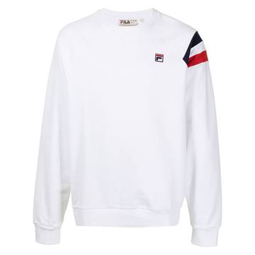 logo-patch cotton sweatshirt