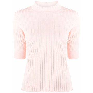 short-sleeve knit top