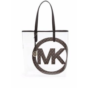 Michael large transparent tote bag