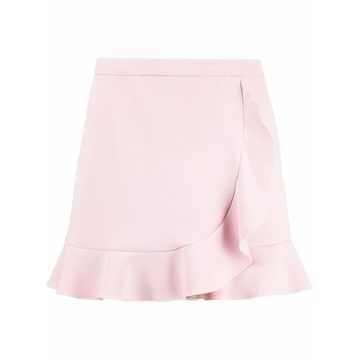 ruffle-detail high-waisted shorts