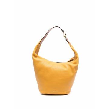 Pierce logo-embossed leather bag