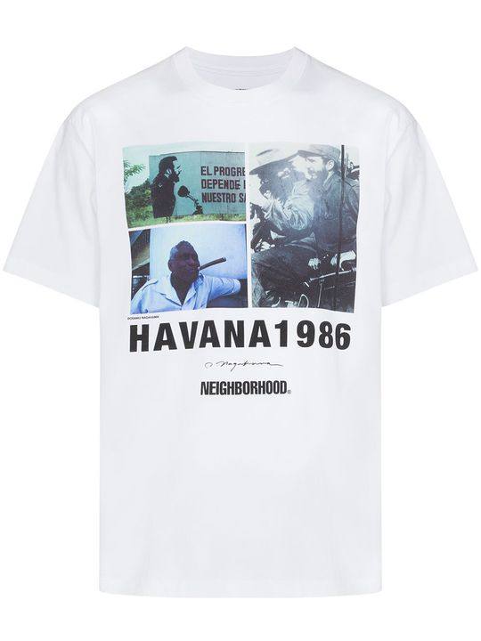 NBHD HAVANA 1986 CHST PRNT SS TEE WHT展示图